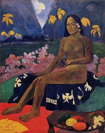 Te Aa No Areois (The Seed of Areoi), 1892 von Gauguin | Leinwand Kunstdruck