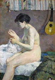 Nude, 1880 von Gauguin | Leinwand Kunstdruck