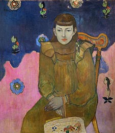 Vaiite (Jeanne) Goupil, 1896 von Gauguin | Leinwand Kunstdruck