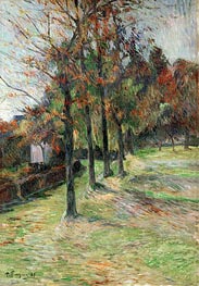Road in Rouen, 1885 by Gauguin | Canvas Print