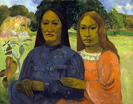 Two Women, c.1901/02 by Gauguin | Canvas Print