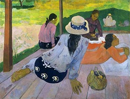The Siesta, c.1892/94 von Gauguin | Leinwand Kunstdruck