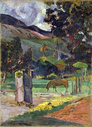 Tahitian Landscape | Gauguin | Painting Reproduction