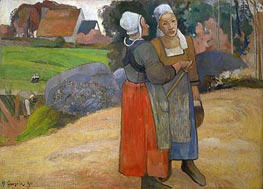 Gauguin | Breton Peasant Women | Giclée Canvas Print