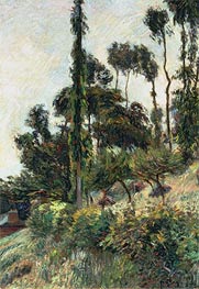 The Side of the Hill, 1884 by Gauguin | Canvas Print