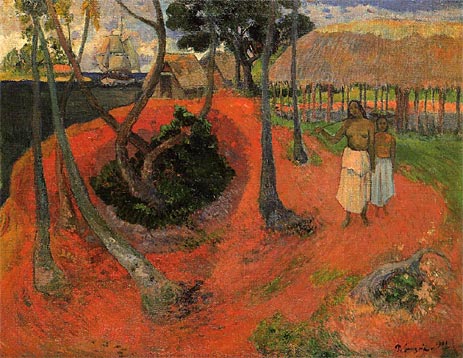 Idylle auf Tahiti, 1901 | Gauguin | Giclée Leinwand Kunstdruck