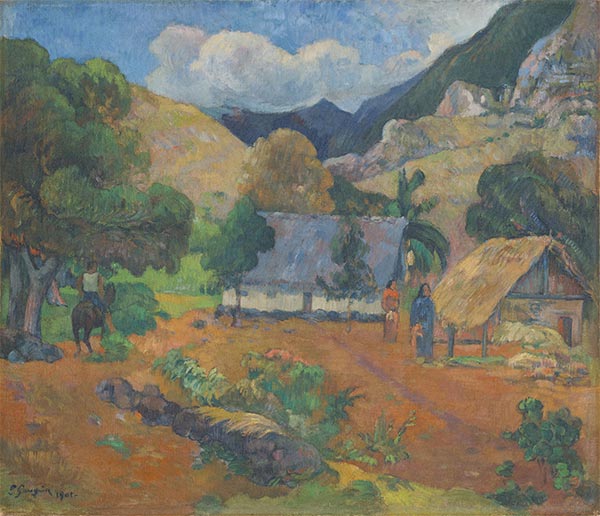 Gauguin | Landscape with Three Figures, 1901 | Giclée Canvas Print