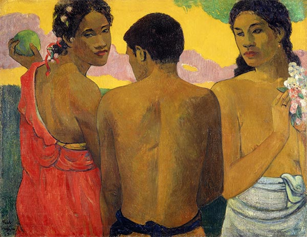Drei Tahitianer, 1898 | Gauguin
