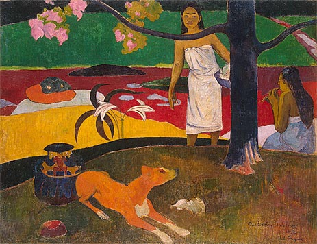 Pastorales Tahitiennes, 1892 | Gauguin | Giclée Leinwand Kunstdruck