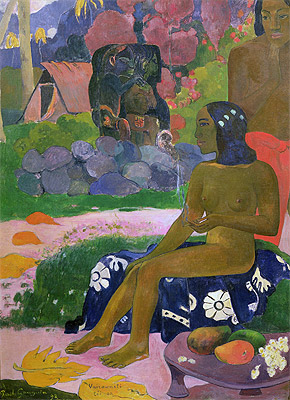 Vairaumati Tei Oa (Her Name is Vairaumati), 1892 | Gauguin | Giclée Leinwand Kunstdruck