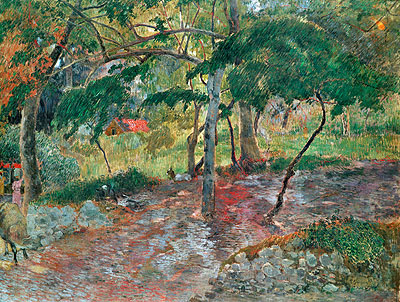 The Pool, Martinique, 1887 | Gauguin