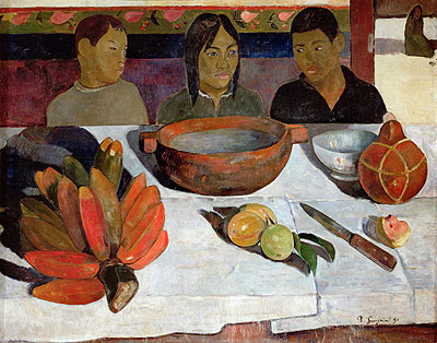 The Meal, Bananas, 1891 | Gauguin