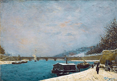 The Seine near the Pont de Jena, 1875 | Gauguin