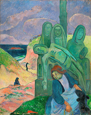 Green Christ, 1889 | Gauguin | Giclée Leinwand Kunstdruck