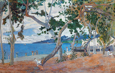 Seashore (Island of Martinique), 1887 | Gauguin | Giclée Canvas Print