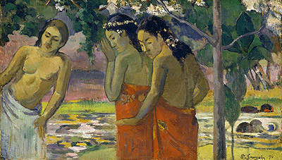 Three Tahitian Women, 1896 | Gauguin | Giclée Canvas Print