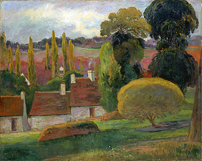 A Farm in Brittany, 1894 | Gauguin | Giclée Canvas Print