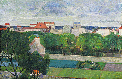 The Market Gardens of Vaugirard, 1879 | Gauguin | Giclée Canvas Print