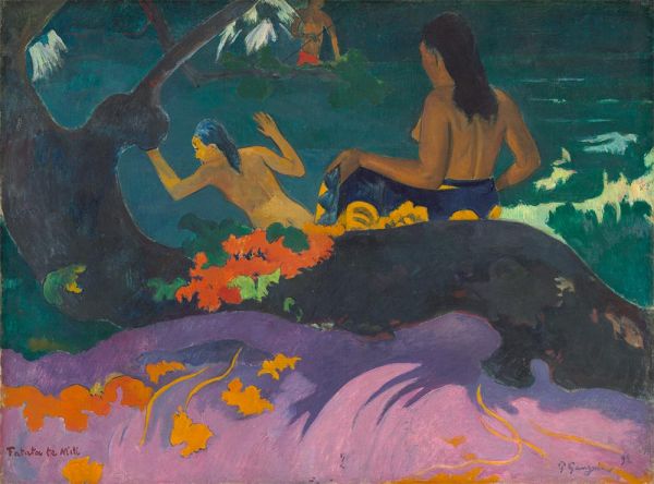 Gauguin | Fatata te Miti (By the Sea), 1892 | Giclée Leinwand Kunstdruck