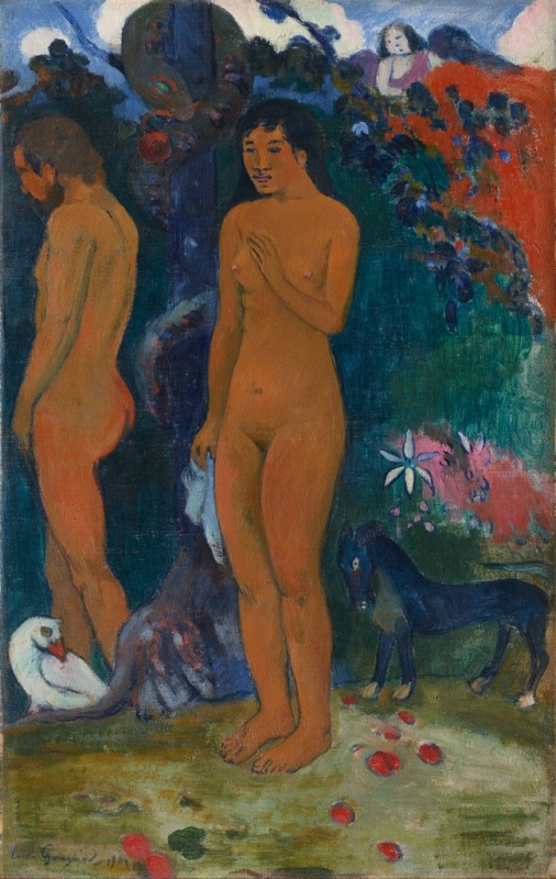 Adam und Eva, 1902 | Gauguin | Giclée Leinwand-Kunstdruck