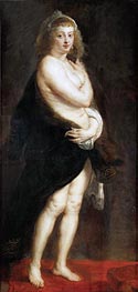 Helena Fourment in a Fur Wrap (Het Pelsken), 1638 by Rubens | Canvas Print