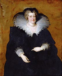 Marie de Medici, Queen of France | Rubens | Painting Reproduction