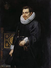 Portrait of Jan Vermoelen | Rubens | Painting Reproduction