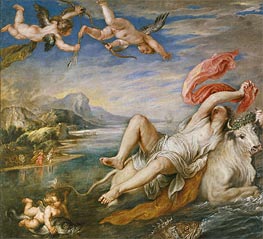 The Rape of Europa, 1628 von Rubens | Leinwand Kunstdruck