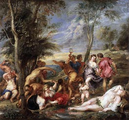 The Andrians, n.d. von Rubens | Leinwand Kunstdruck