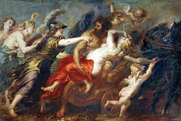 The Rape of Proserpina, c.1636/38 von Rubens | Leinwand Kunstdruck