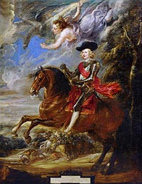 Cardinal-Infante Fernando de Austria at the Battle of Nördlingen | Rubens | Gemälde Reproduktion