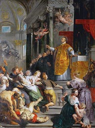 Wunder des Hl. Ignatius von Loyola, c.1617/18 von Rubens | Leinwand Kunstdruck