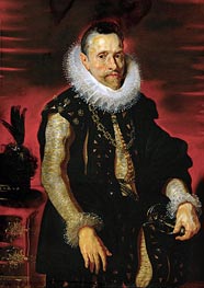 Archduke Albrecht VII, Governor of the Netherlands, c.1613/15 von Rubens | Leinwand Kunstdruck