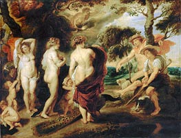 The Judgement of Paris, undated by Rubens | Canvas Print
