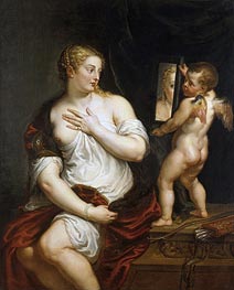 Venus and Cupid (after Titian), c.1606/11 by Rubens | Canvas Print