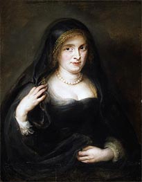 Portrait of a Woman (Susanna Lunden), undated by Rubens | Canvas Print