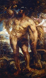 Hercules in the Garden of the Hesperides,  c.1638 von Rubens | Leinwand Kunstdruck