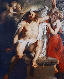 Resurrected Christ Triumphant, c.1616 von Rubens | Leinwand Kunstdruck