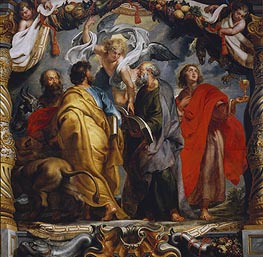 The Four Evangelists, c.1625 by Rubens | Canvas Print