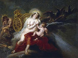 The Birth of the Milky Way, c.1637 von Rubens | Giclée-Kunstdruck