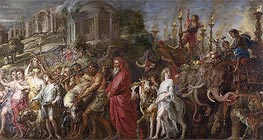 A Roman Triumph, c.1630 by Rubens | Canvas Print