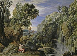 Landscape with Psyche and Jupiter, c.1610 by Rubens | Canvas Print