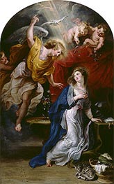 The Annunciation, undated by Rubens | Canvas Print
