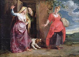 The Expulsion of Hagar, undated by Rubens | Canvas Print