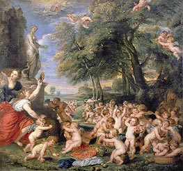 Worship of Venus, undated by Rubens | Canvas Print