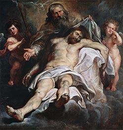 The Holy Trinity, undated by Rubens | Canvas Print