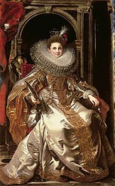 Portrait of Marchesa Maria Serra Pallavicino | Rubens | Gemälde Reproduktion