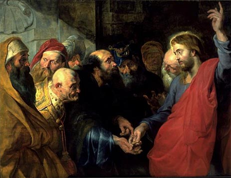 The Tribute Money, c.1612 | Rubens