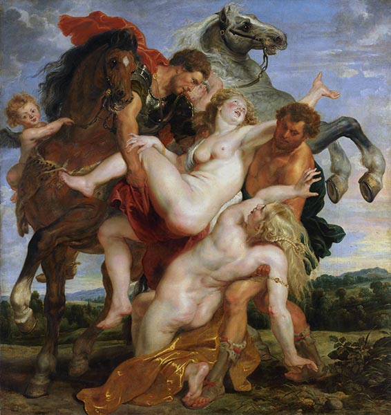 The Rape of the Daughters of Leucippus, 1618 | Rubens