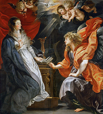 The Annunciation, 1609 | Rubens | Giclée Canvas Print